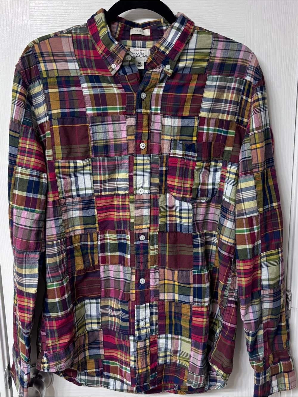 J. Crew Indian Madras shirt in plaid - #BH689
